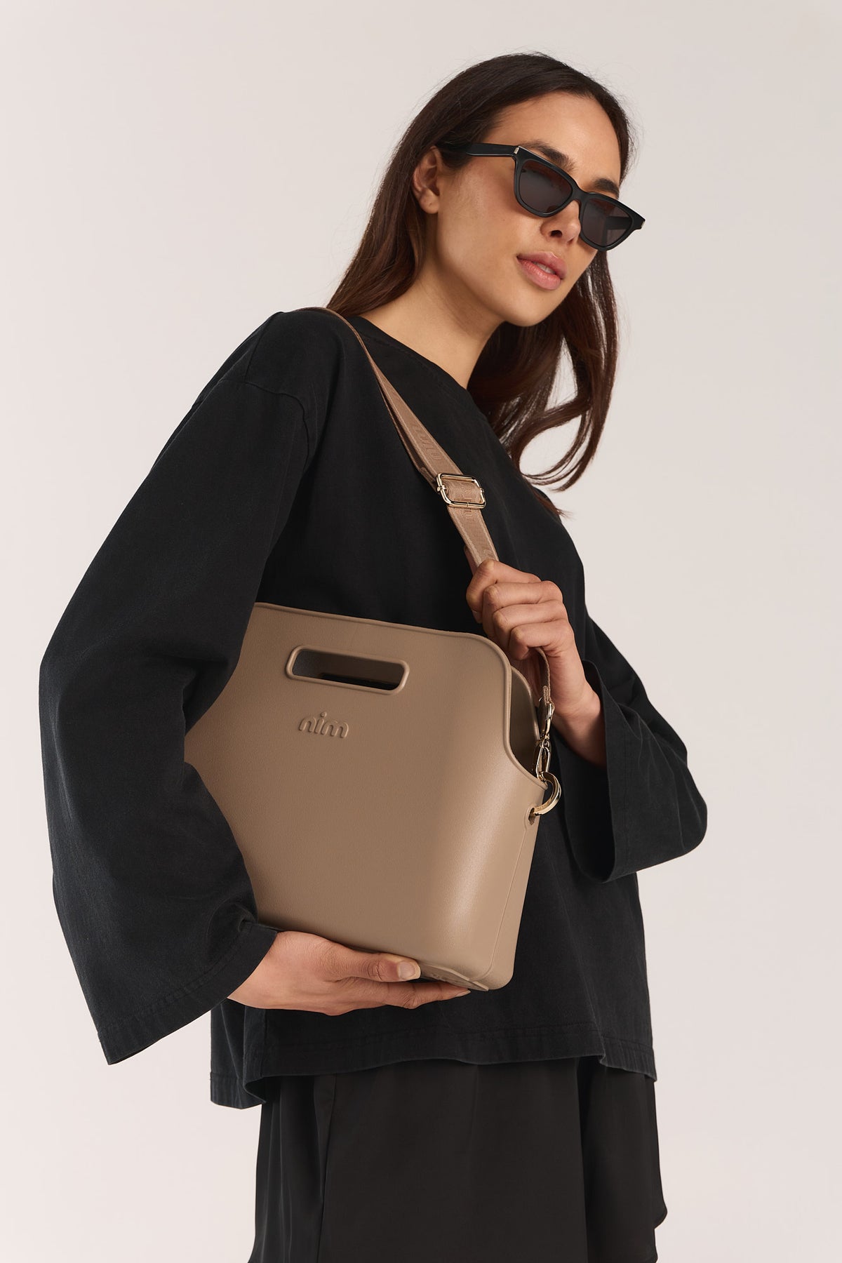 The BB Tote Set - Taupe