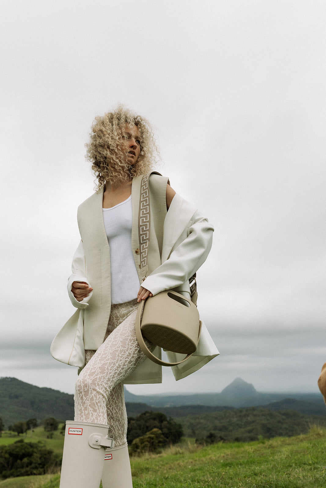 Shoulder Strap - Taupe/Crème Key