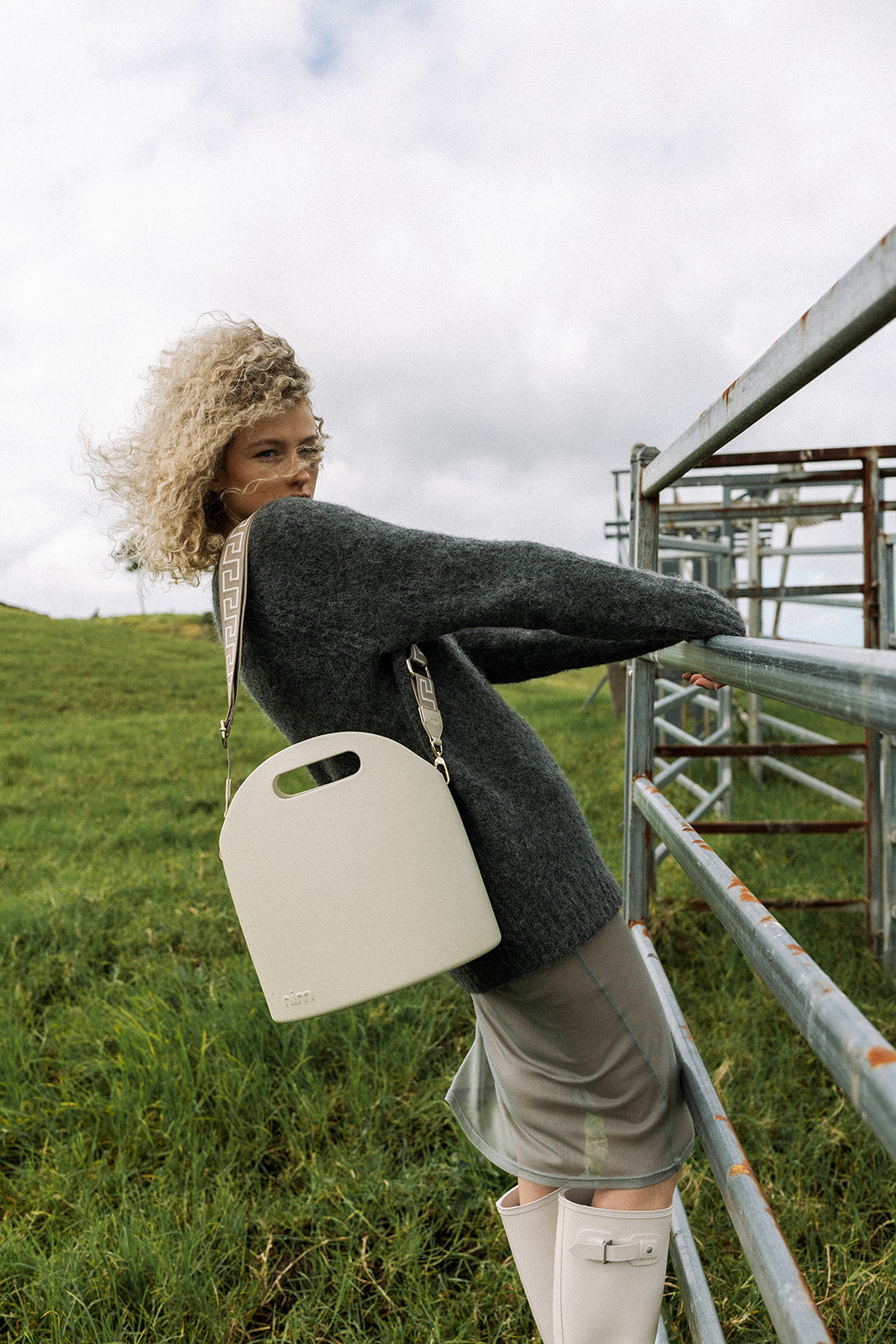 Shoulder Strap - Taupe/Crème Key