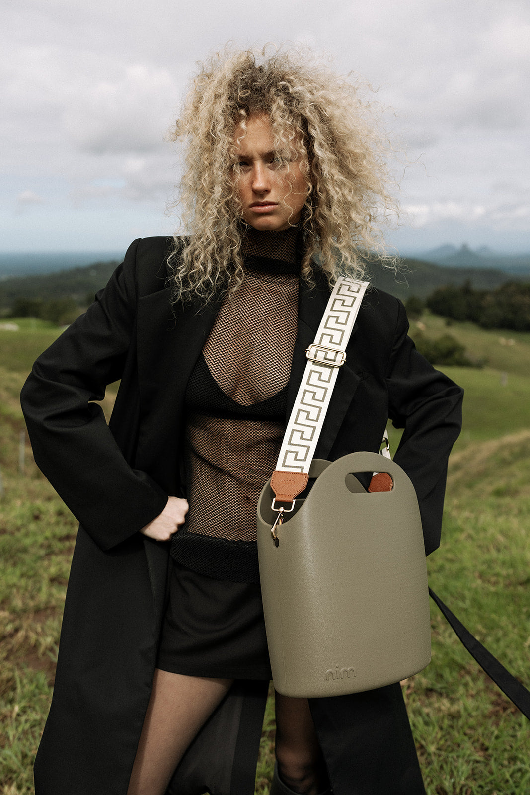 Shoulder Strap - Crème/Moss Key