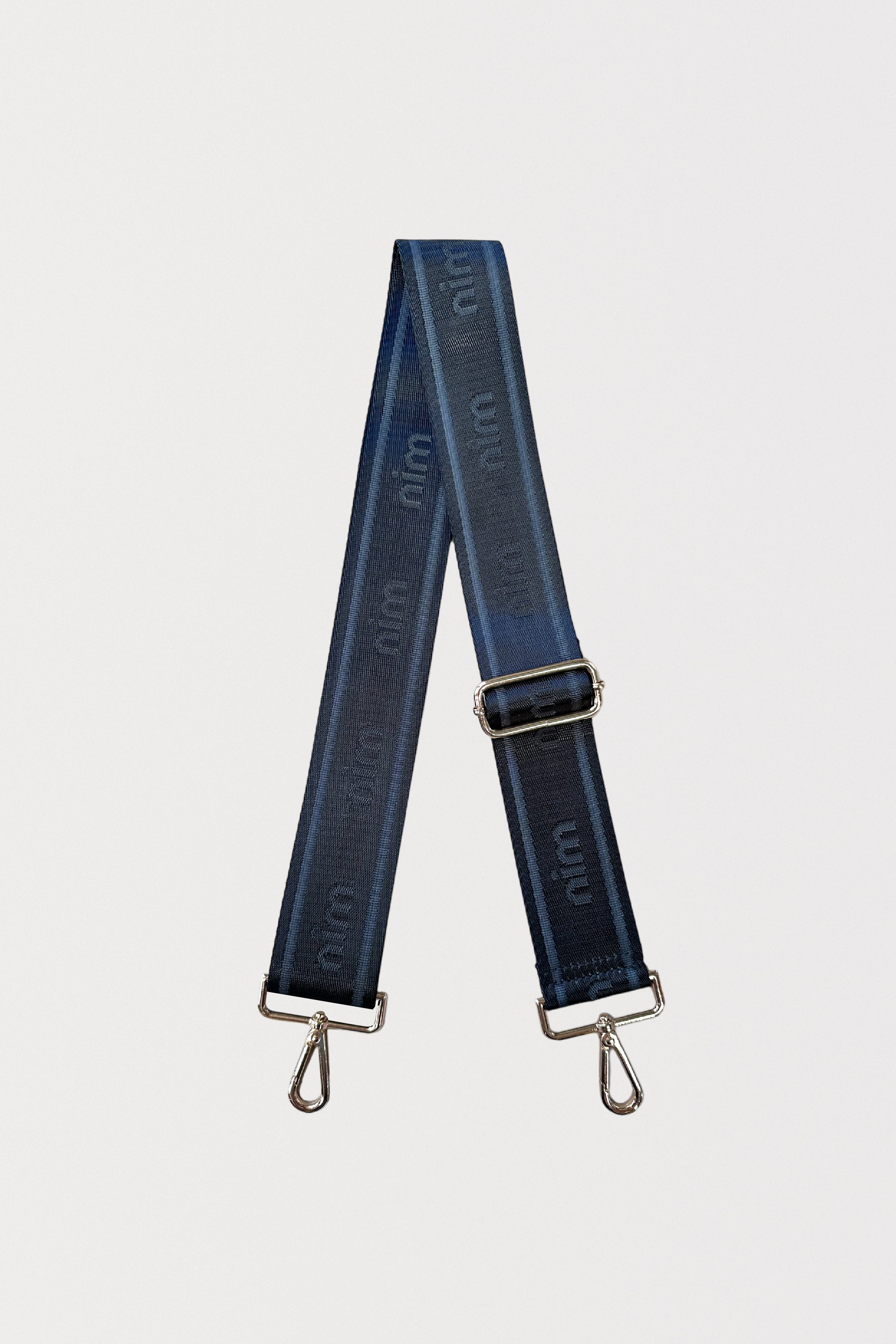 Shoulder Strap - Charcoal Mono + Gold