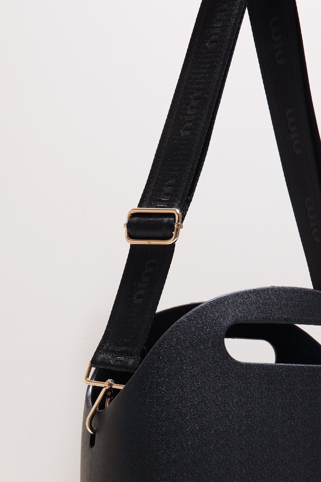 Shoulder Strap - Black Mono + Gold