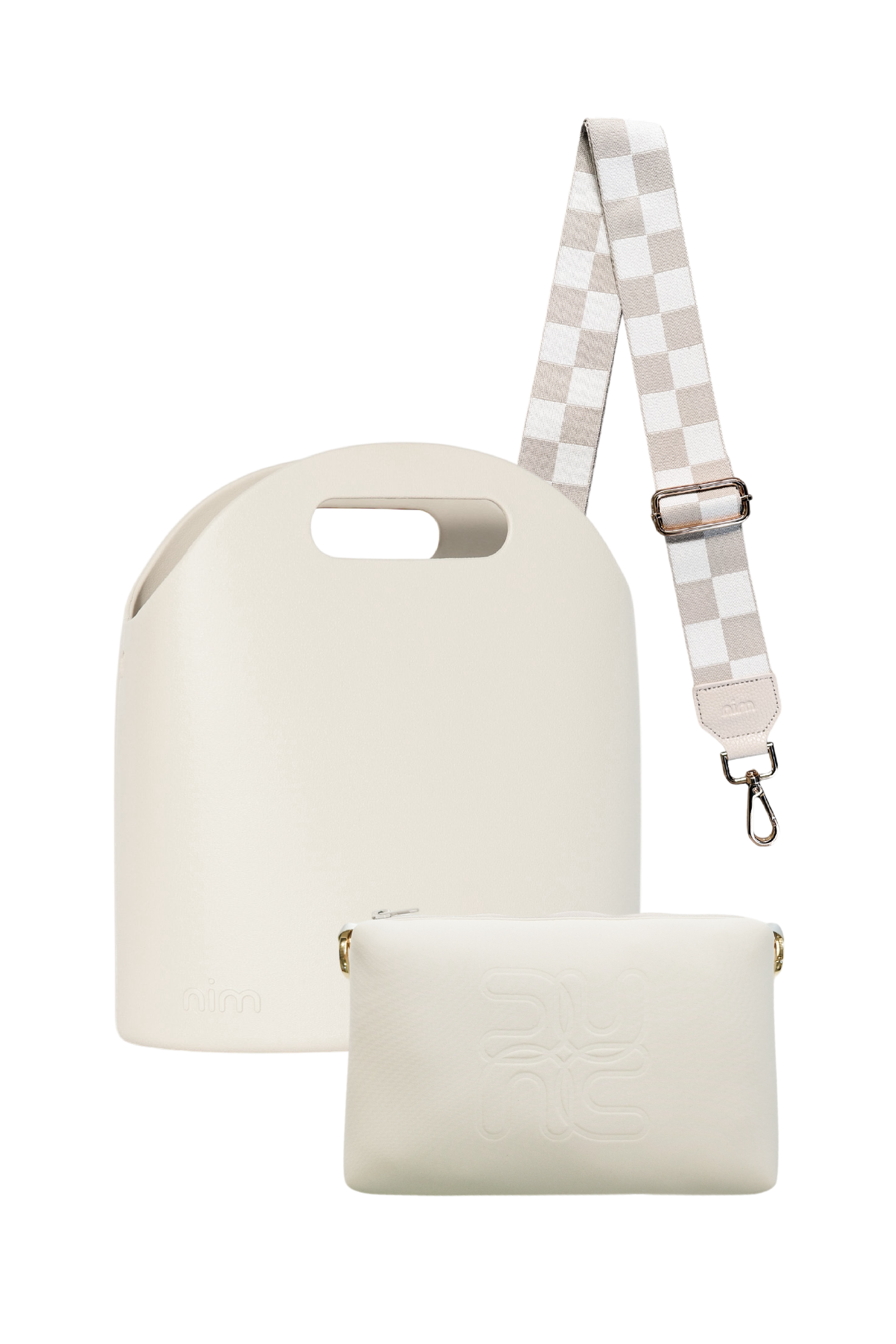 The BB Set - Creme/Check