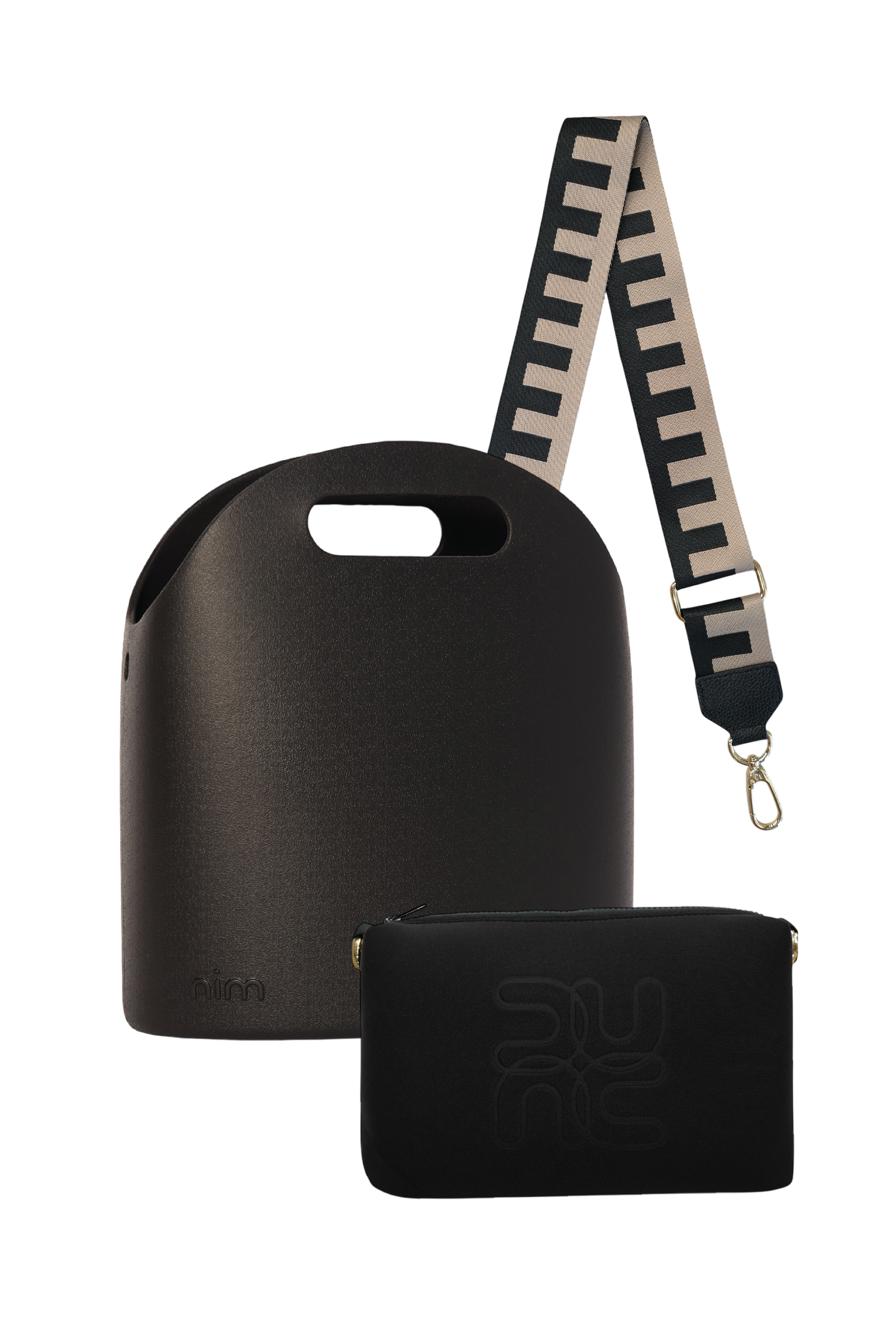 The BB Set - Black/Taupe Block