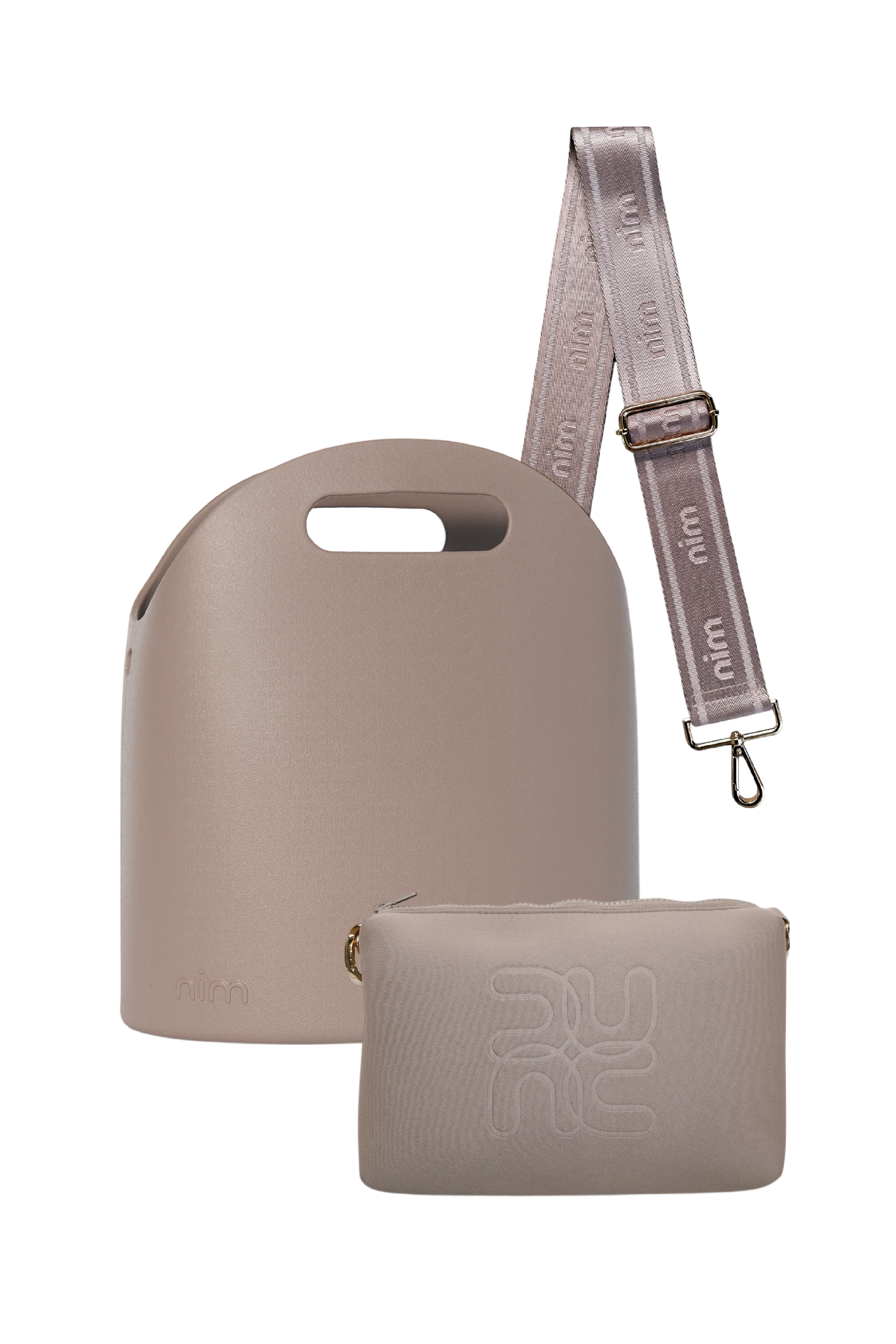 The BB Set - Taupe/Mono