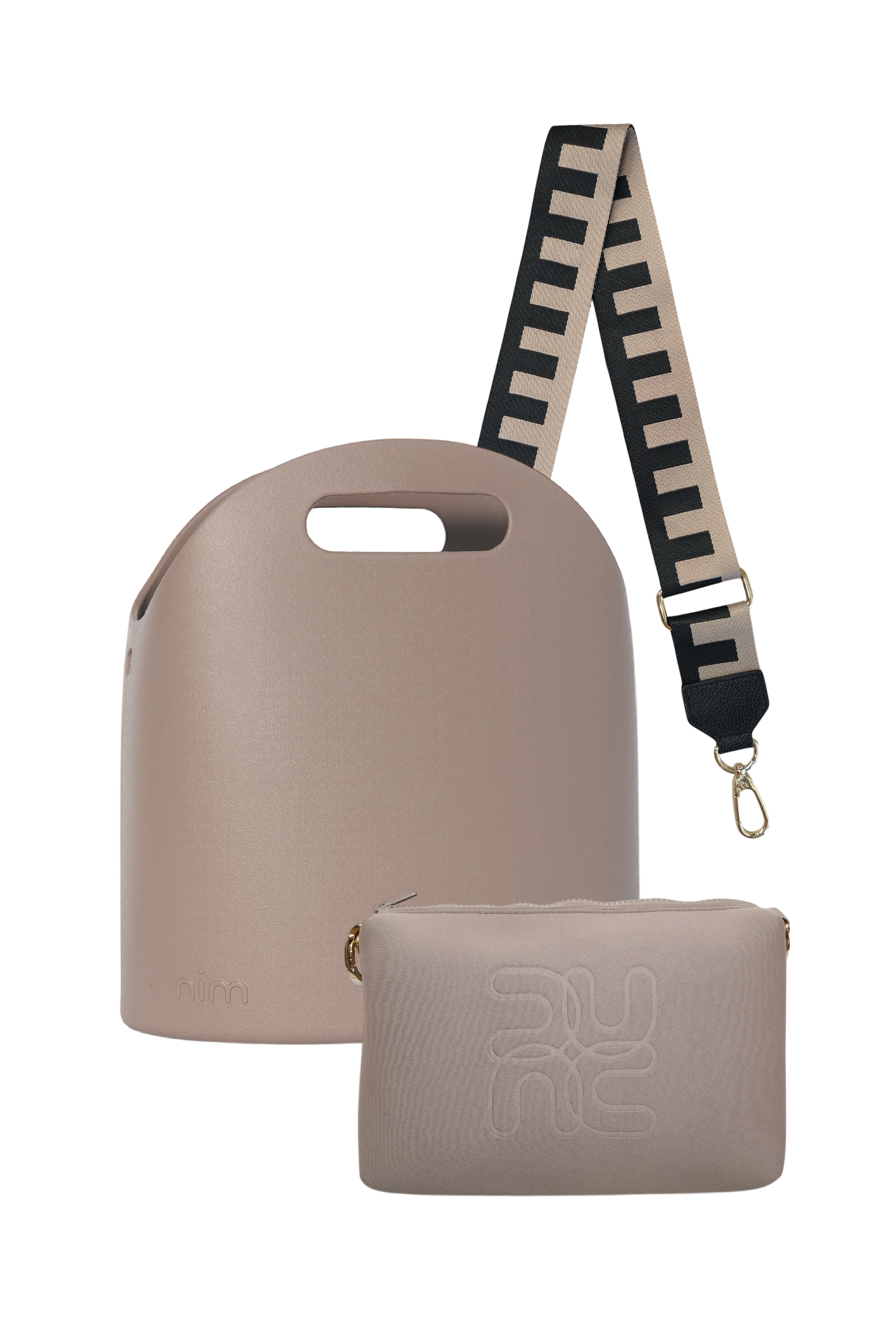 The BB Set - Taupe/Block