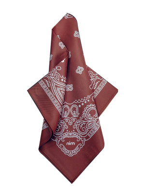 Silk Bag Scarf - Cocoa