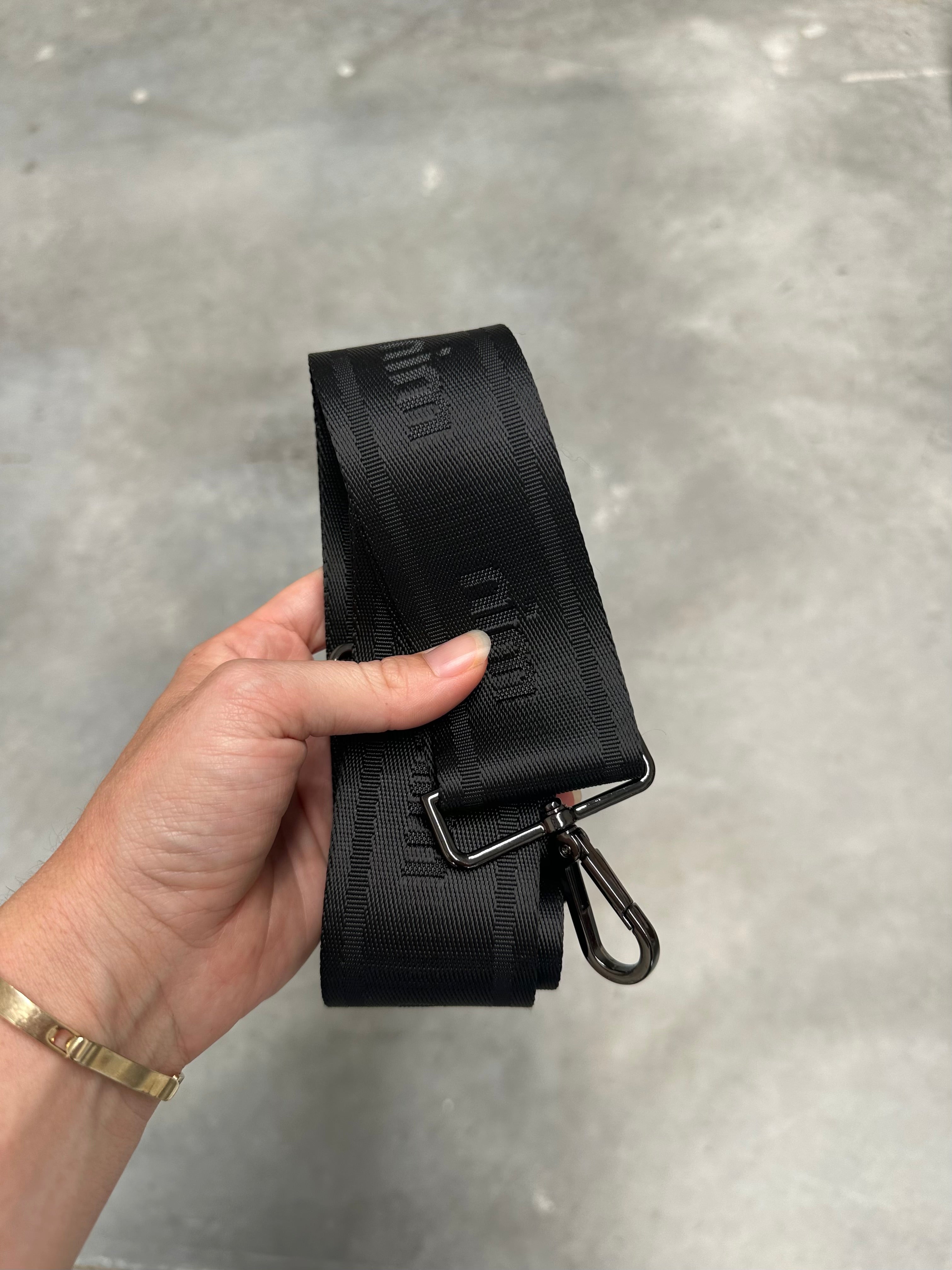 Shoulder Strap - Black Mono + Gunmetal