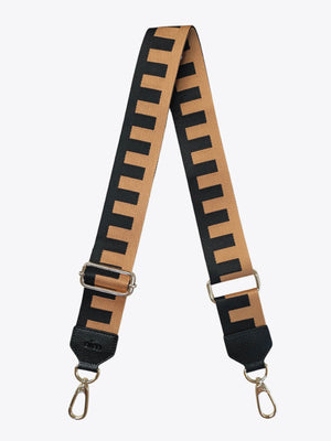 Shoulder Strap - Brown/Black Block
