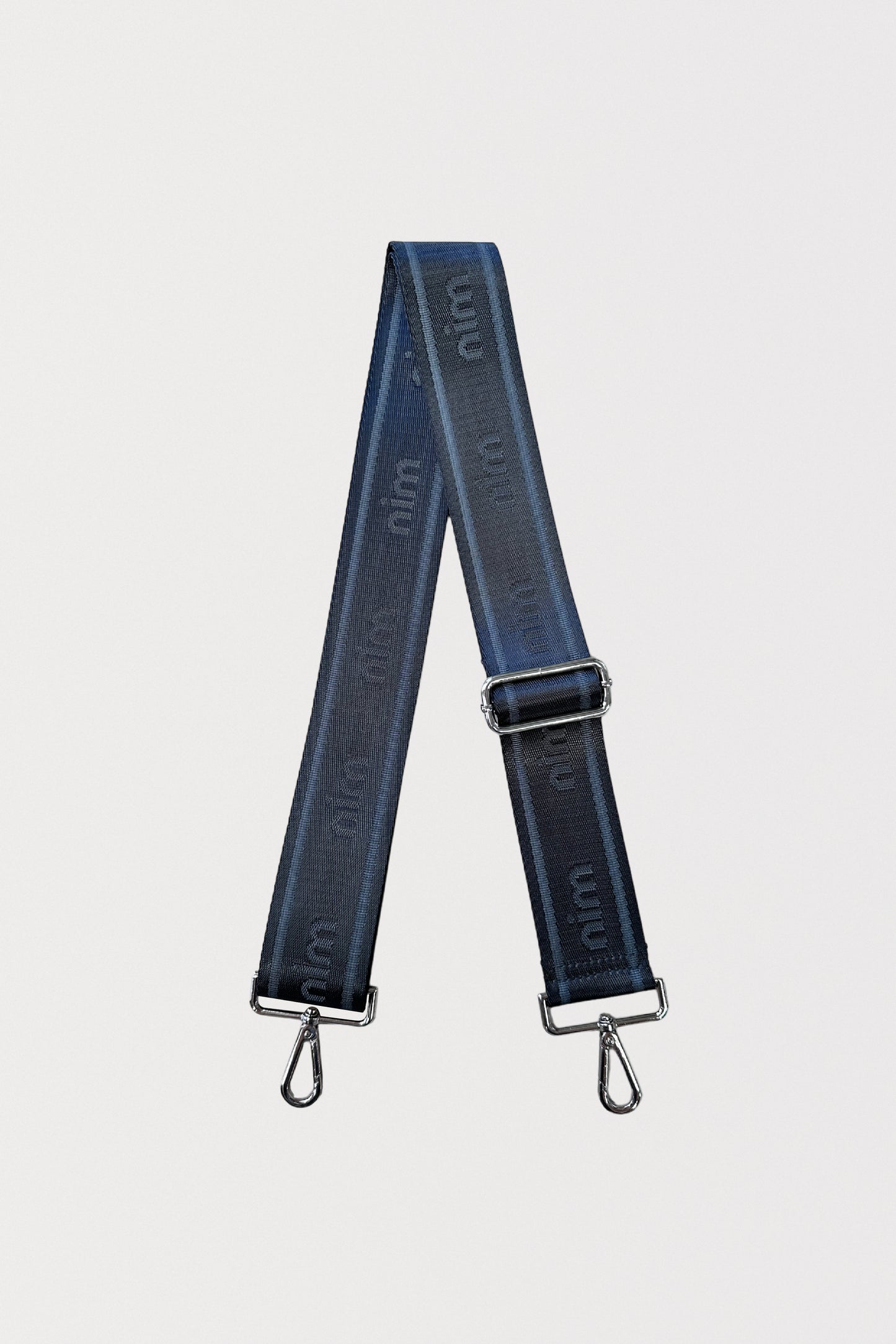 Shoulder Strap - Charcoal Mono + Silver