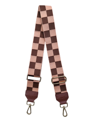 Shoulder Strap - Cocoa Check
